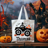 halloween treat bags trick or treat bag kids halloween bag custom candy bag personalized gift halloween gifts personalized tote candy bag for kids halloween tote bag halloween candy bag canvas halloween oogie boogie not so scary monster truck bag